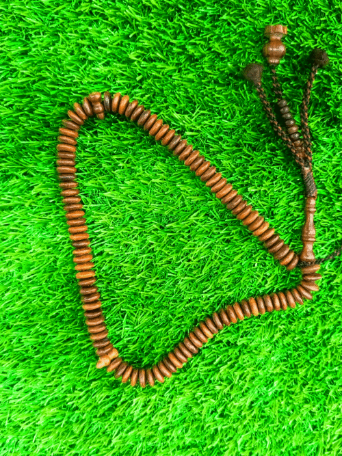 Wooden Tasbeeh 01 – Natural, Durable & Sunnah-Inspired Zikr Beads